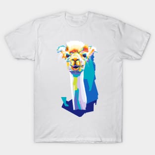 Alpaca Wpap Pop Art T-Shirt